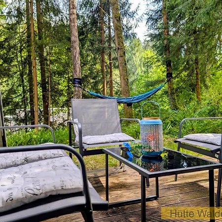Vakantiehuis Huette Waldesruh - Ruheort Mitten Im Wald