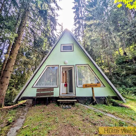 Vakantiehuis Huette Waldesruh - Ruheort Mitten Im Wald *